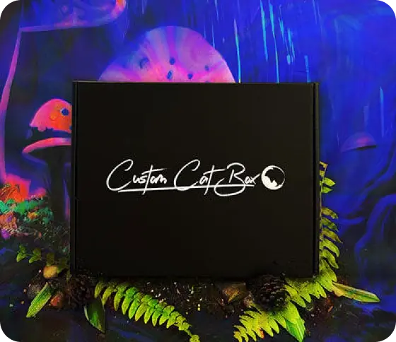 Custom Cat Subscription Box - Psychedelic Cat Box from Custom Cat Box